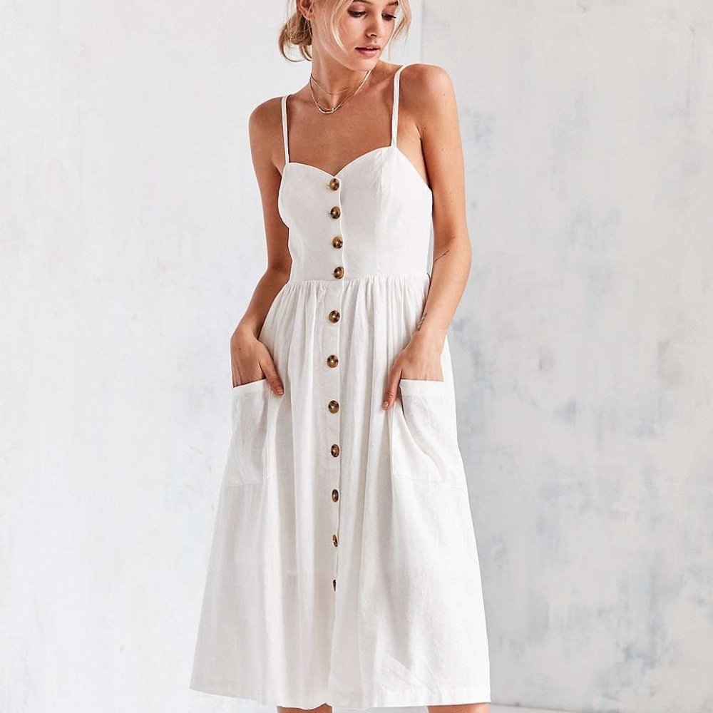 Urban Outfitters Cooperative Emilia Midi Dress
